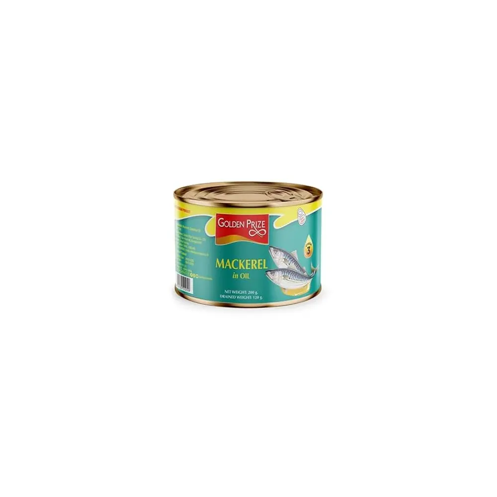 Golden Prize Mackerel In Oil 200G