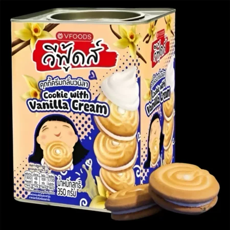 Vfoods Cookie With Vanilla Cream 350G