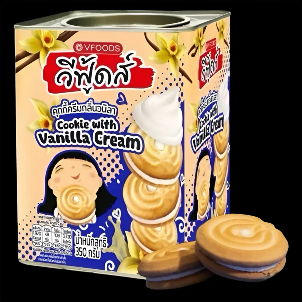 Vfoods Cookie With Vanilla Cream 350G