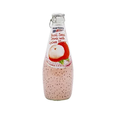 Americano Drinks Basil Seed Drink With Litchi Flavour 290Ml