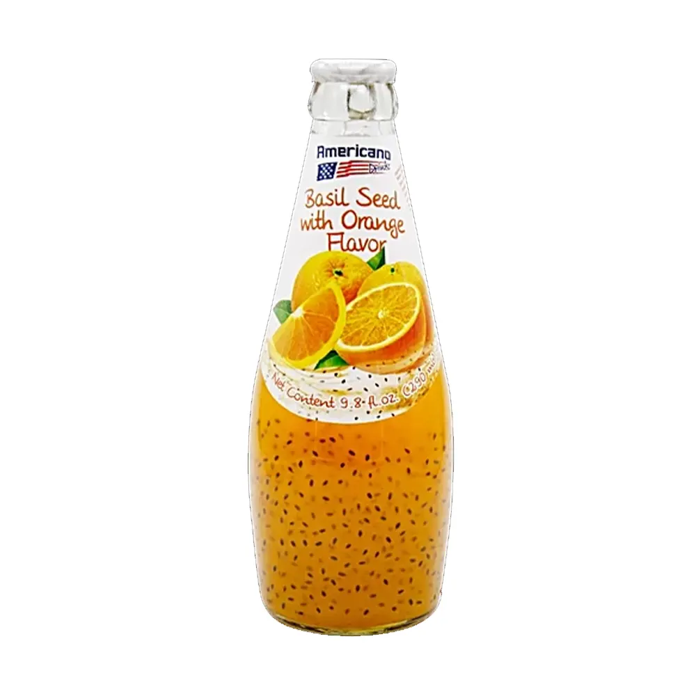 Americano Drinks Basil Seed Drink With Orange Flavour 290Ml