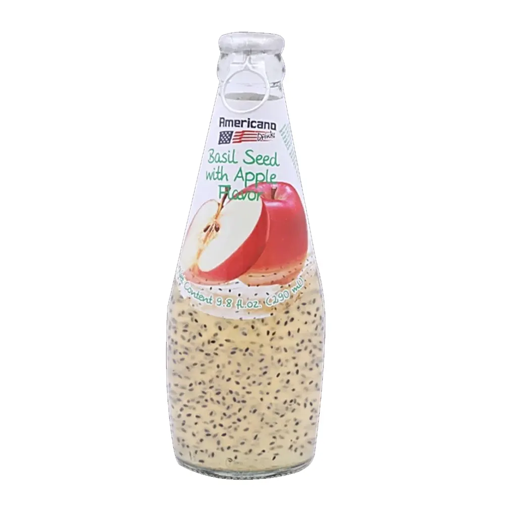Americano Drinks Basil Seed Drink With Apple Flavour 290Ml