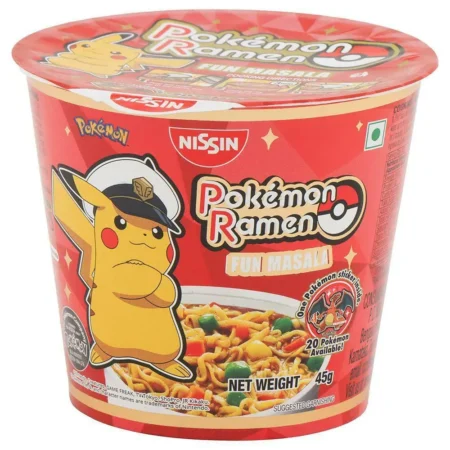 Nissin Pokemon Ramen Fun Masala Cup Noodels 45G