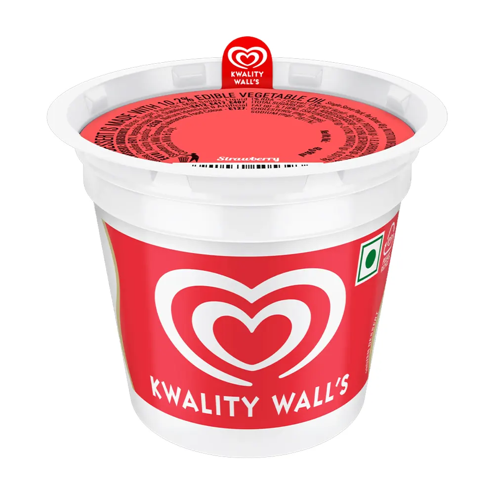 Kwality Wall'S Strawberry Cup 90Ml