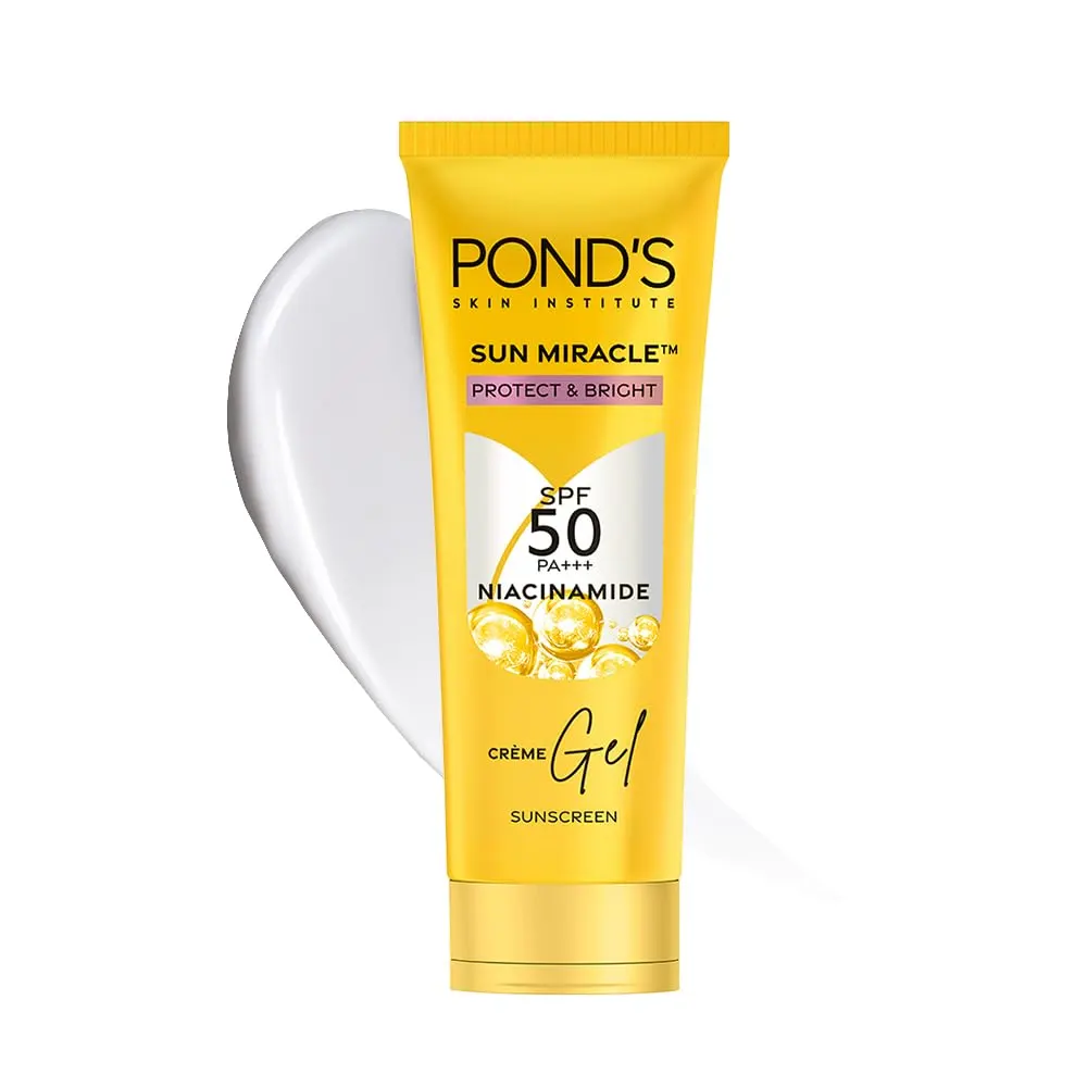 Pond'S Skin Institute Sun Miracle Creme Gel Sunscreen Protect And Hydrate Spf50 Pa+++ Hyaluronic 50G