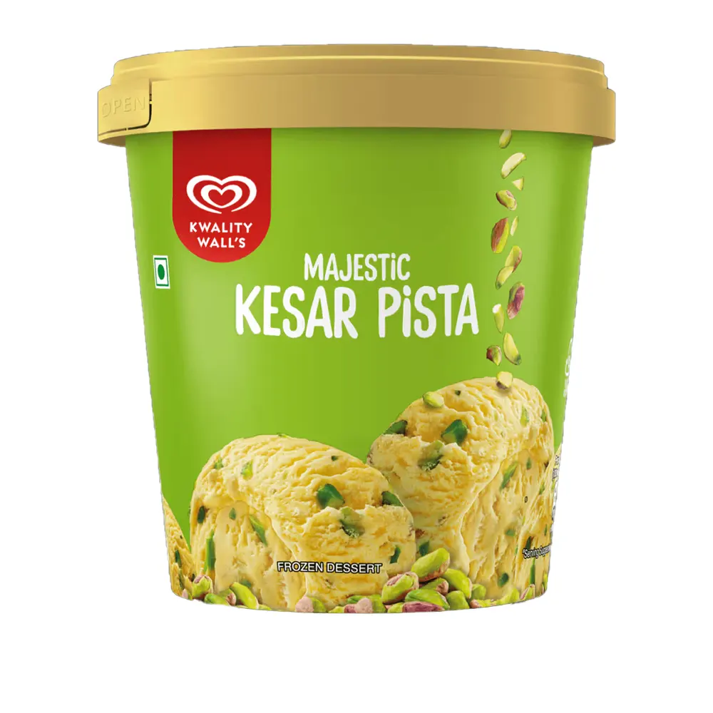 Kwality Wall'S Kesar Pista Cup 90Ml