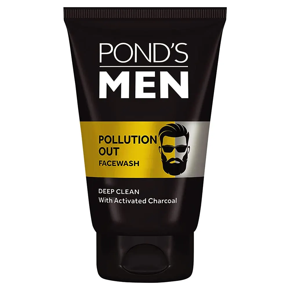 Ponds Men Pollution Out Face Wash Dep Clean With Activated Charcoal 50G
