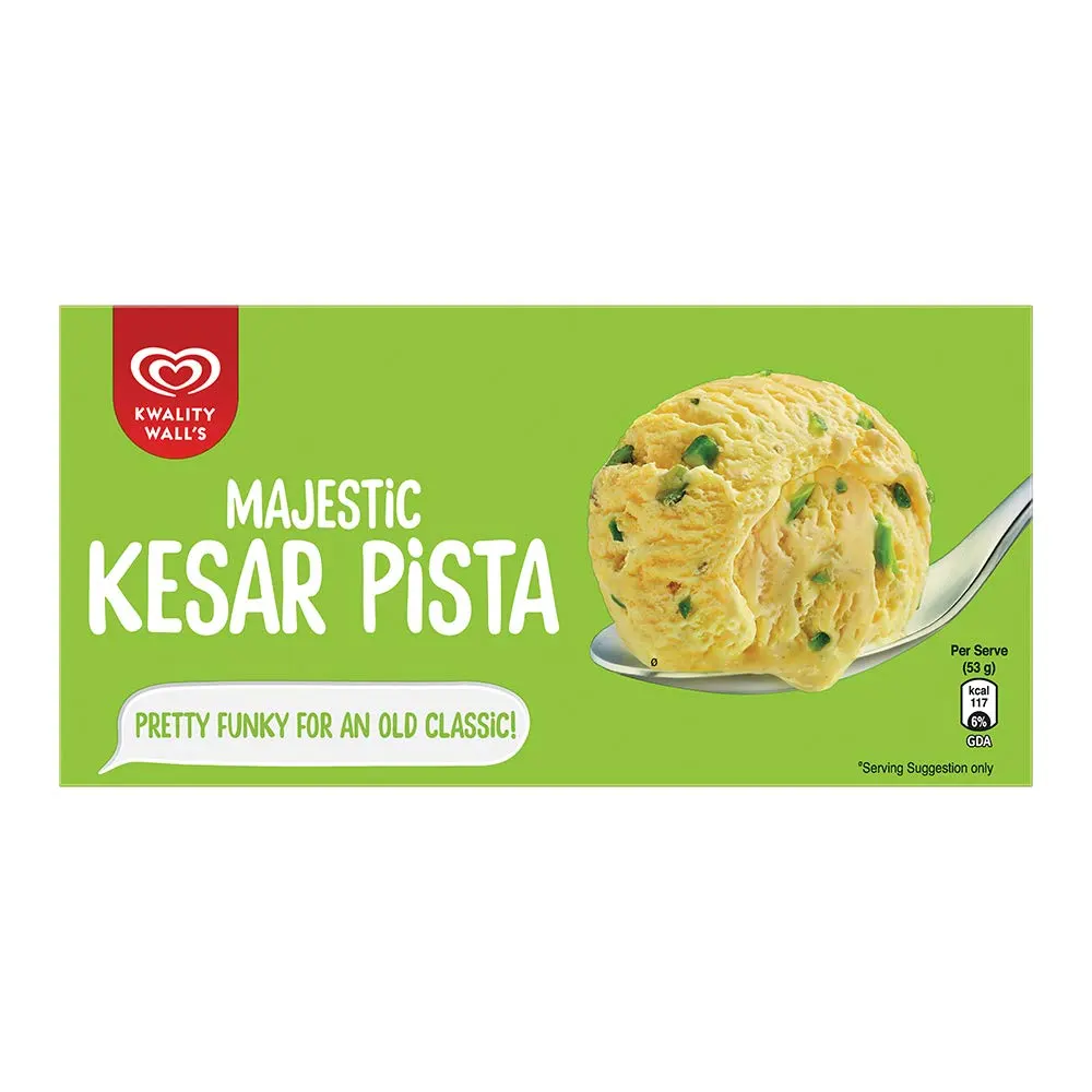 Kwality Wall'S Kesar Pista 700Ml