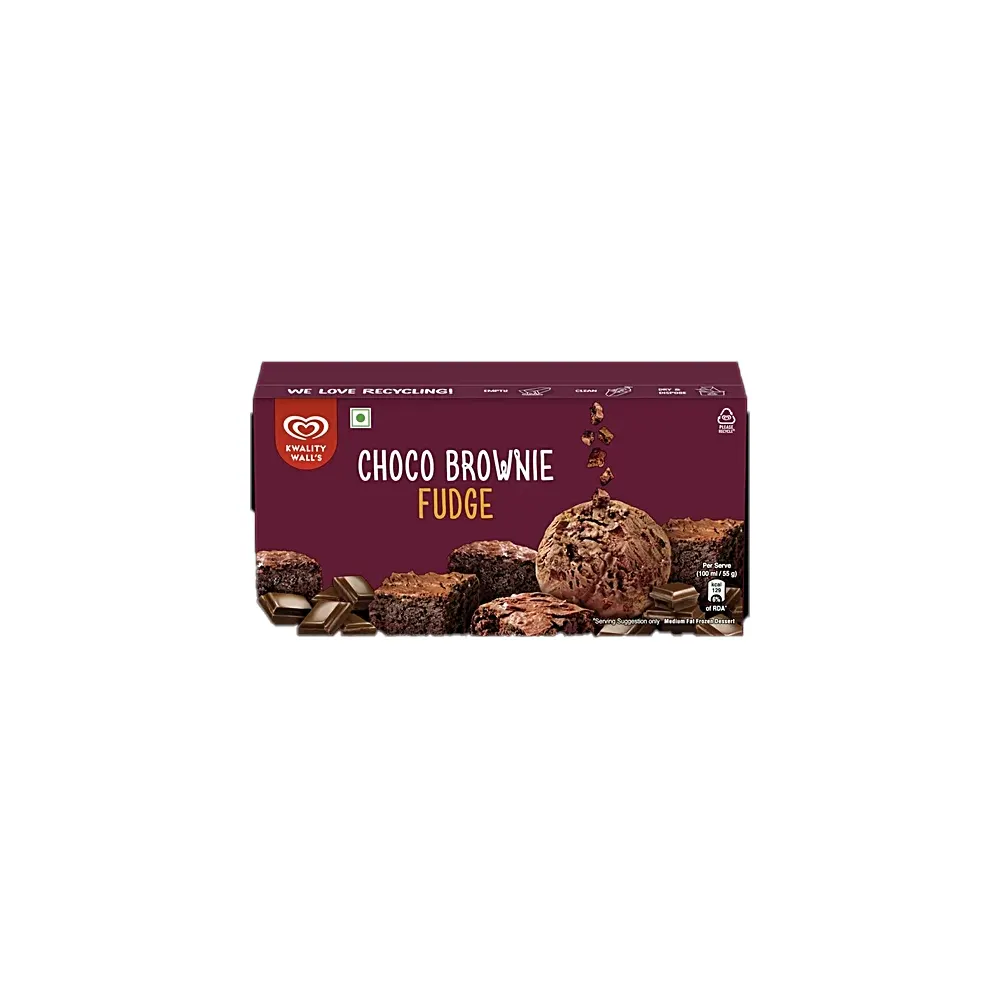 Kwality Wall'S Choco Brownie Fudge 700Ml