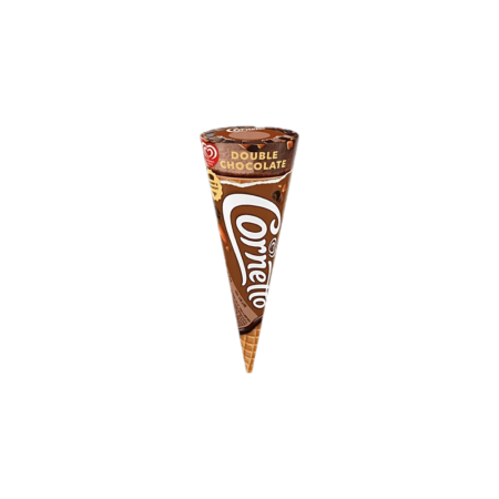 KWALITY WALL'S CORNETTO DOUBLE CHOCOLATE CONE 105ML