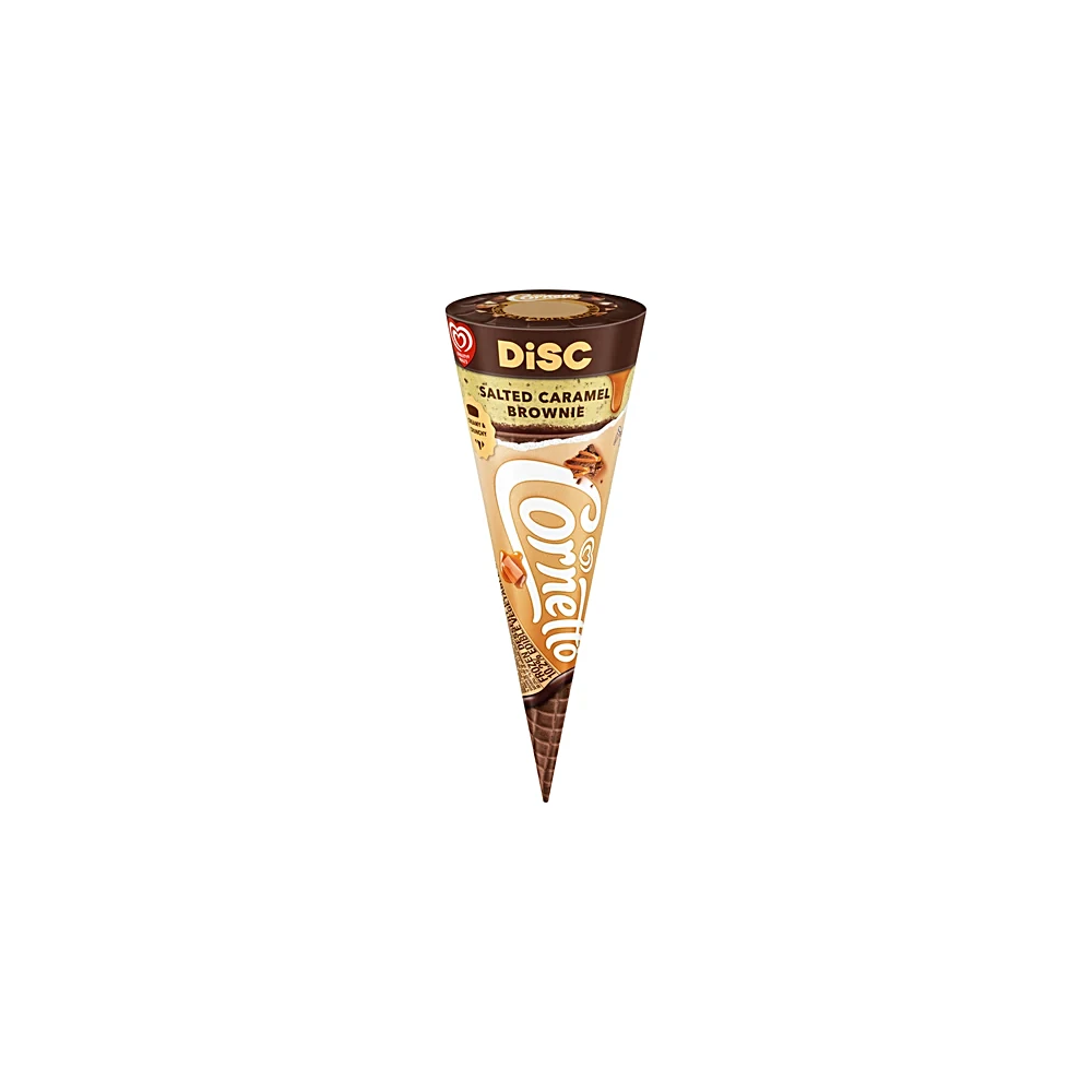 Kwality Wall'S Salted Caramel Brownie Cone 110Ml