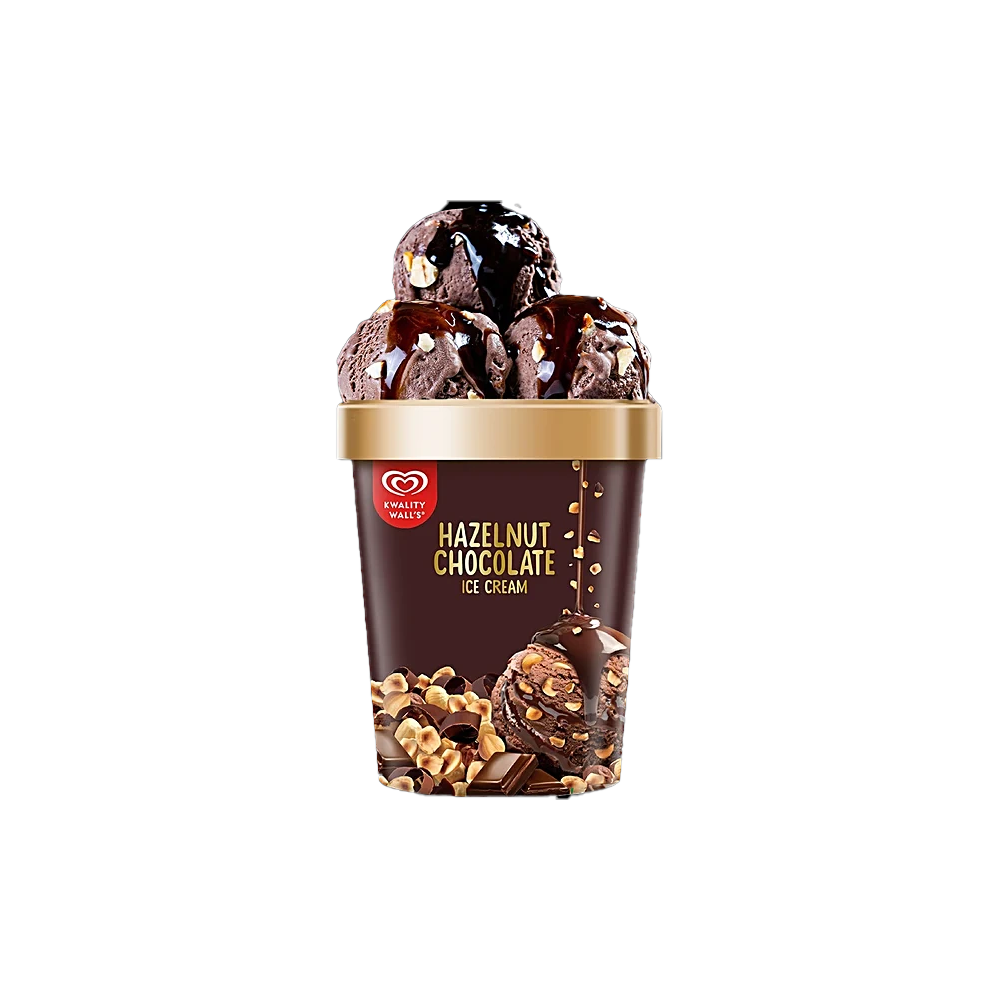 Kwality Wall'S Hazelnut Tub 500Ml