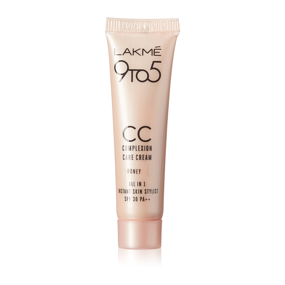 Lakme 9 To 5 Skin Stylist Cc Cream 02 Honey Complexion Care Cream Spf 30Pa++ 30G