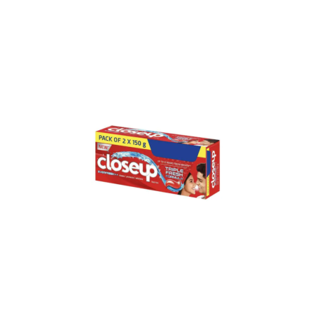 Close Up Ever Fresh+ Red Hot Tooth Paste 2X150G.