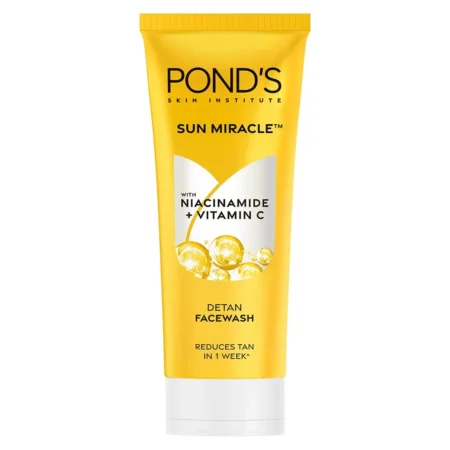 Ponds Skin Institute Sun Miracle Detan Facewash With Niacinamide + Vitamin C 50G