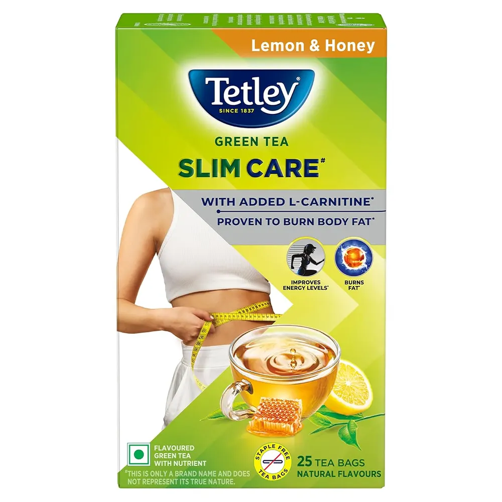 Tetly Green Tea Slim Care Lemon And Honey With Added L- Carnitine 1.7G * 25N