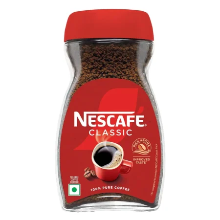Nestle Nescafe Classic Soluble Coffee Powder 180G + Free Glass