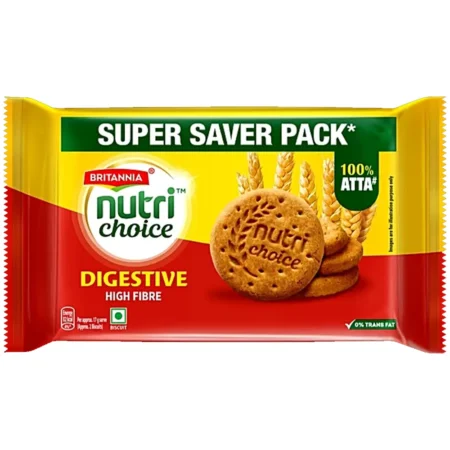 Britannia Nutri Choice Digestive High Fibre Biscuit 5Nx192G= 960G