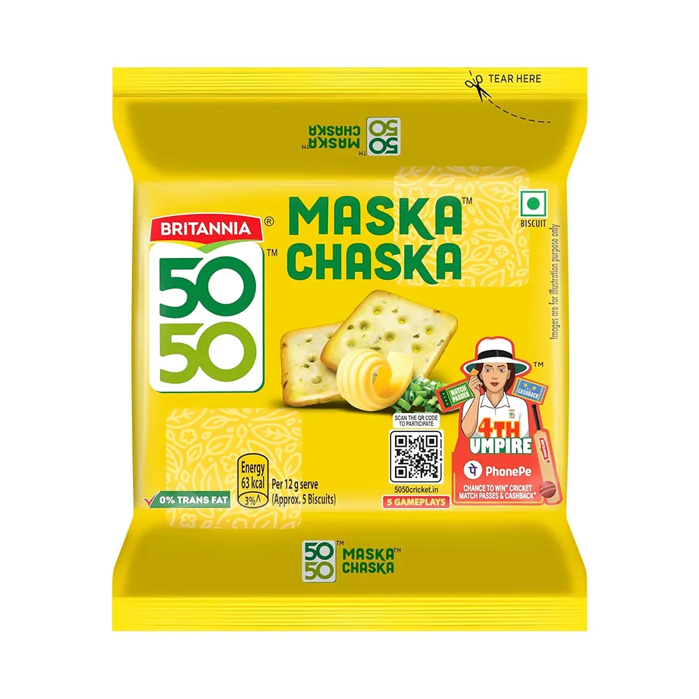 Britannia 50 50 Maska Chaska 100G