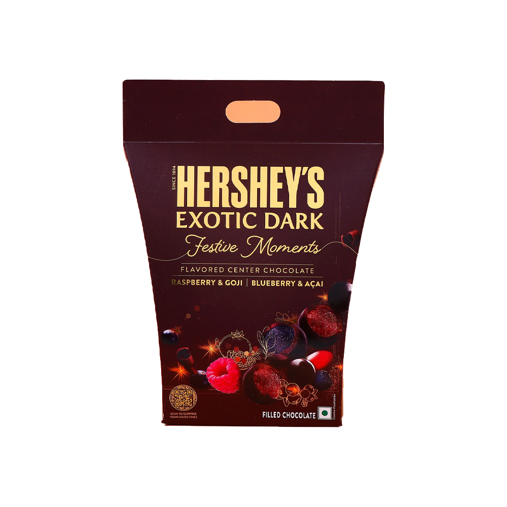 Hershey'S Exotic Dark Festive Moments Gourmet Nuts Collection 180G