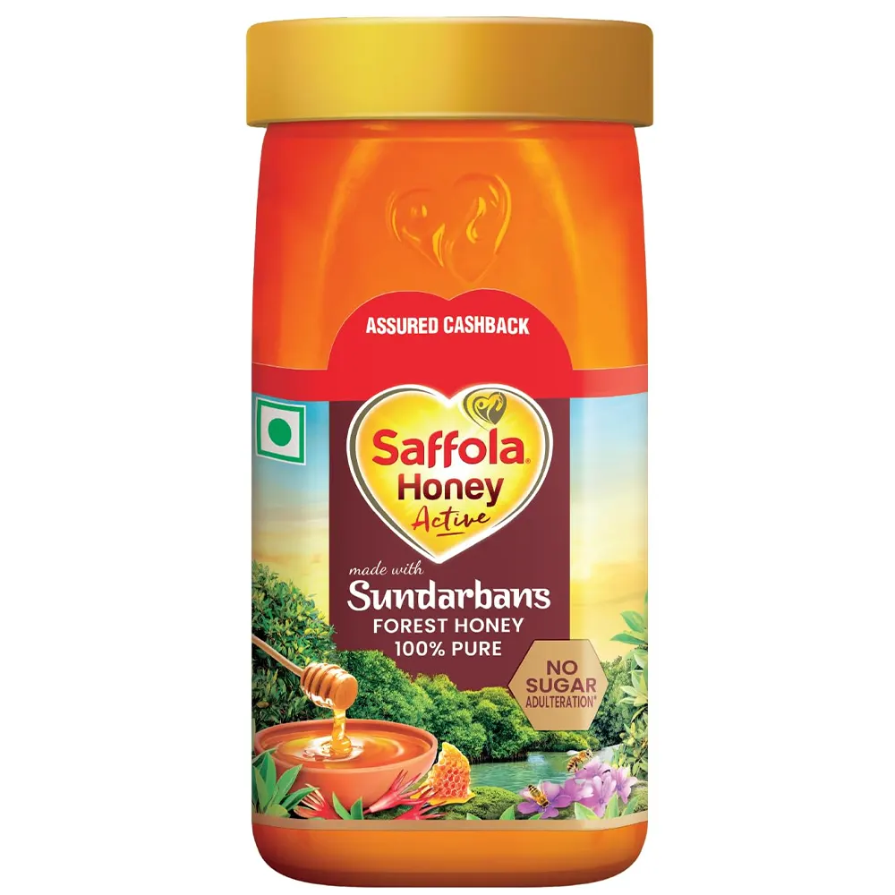 Marico Saffola Honey Sunderbans Forest Honey No Sugar Adulteration* Jar 500G