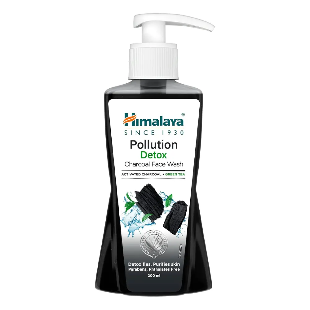 Himalaya Polution Detox Charcoal Face Wash Detoxifies & Purifies Skin 200Ml