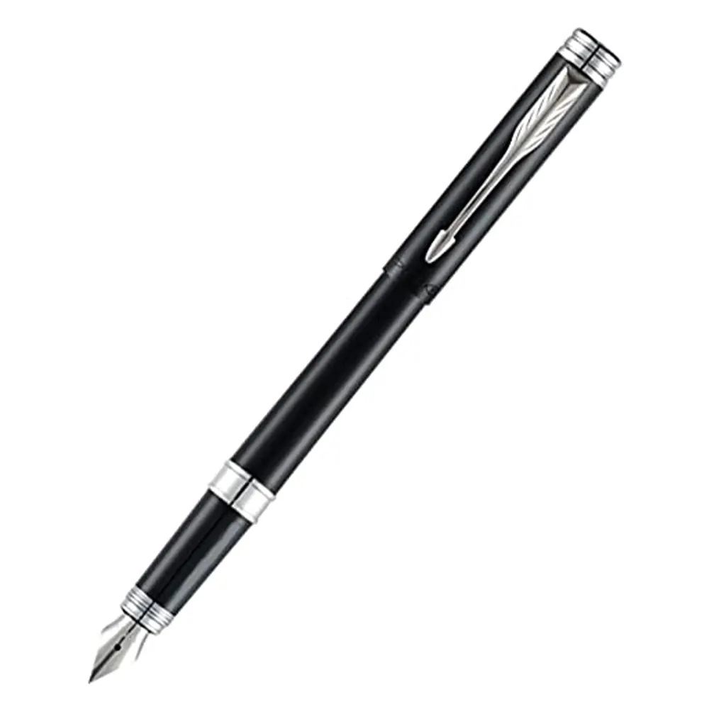 Parker Folio Standard Chrome Trim Fountain Pen 1N