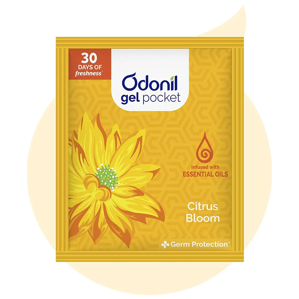 Odonil Gel Pocket Air Frehner Citrus Bloom 10G