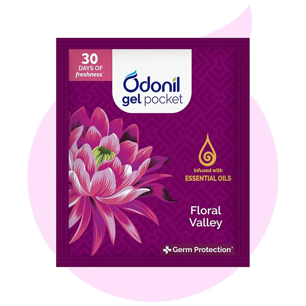 Odonil Gel Pocket Air Frehner Floral Valley 10G
