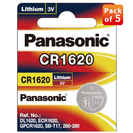 PANASONIC CR-1620/5BE LITHIUM 3V 1N