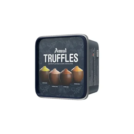 AMUL TRUFFLES CENTRE FILLED MILK AND DARK CHOCOLATES 308G