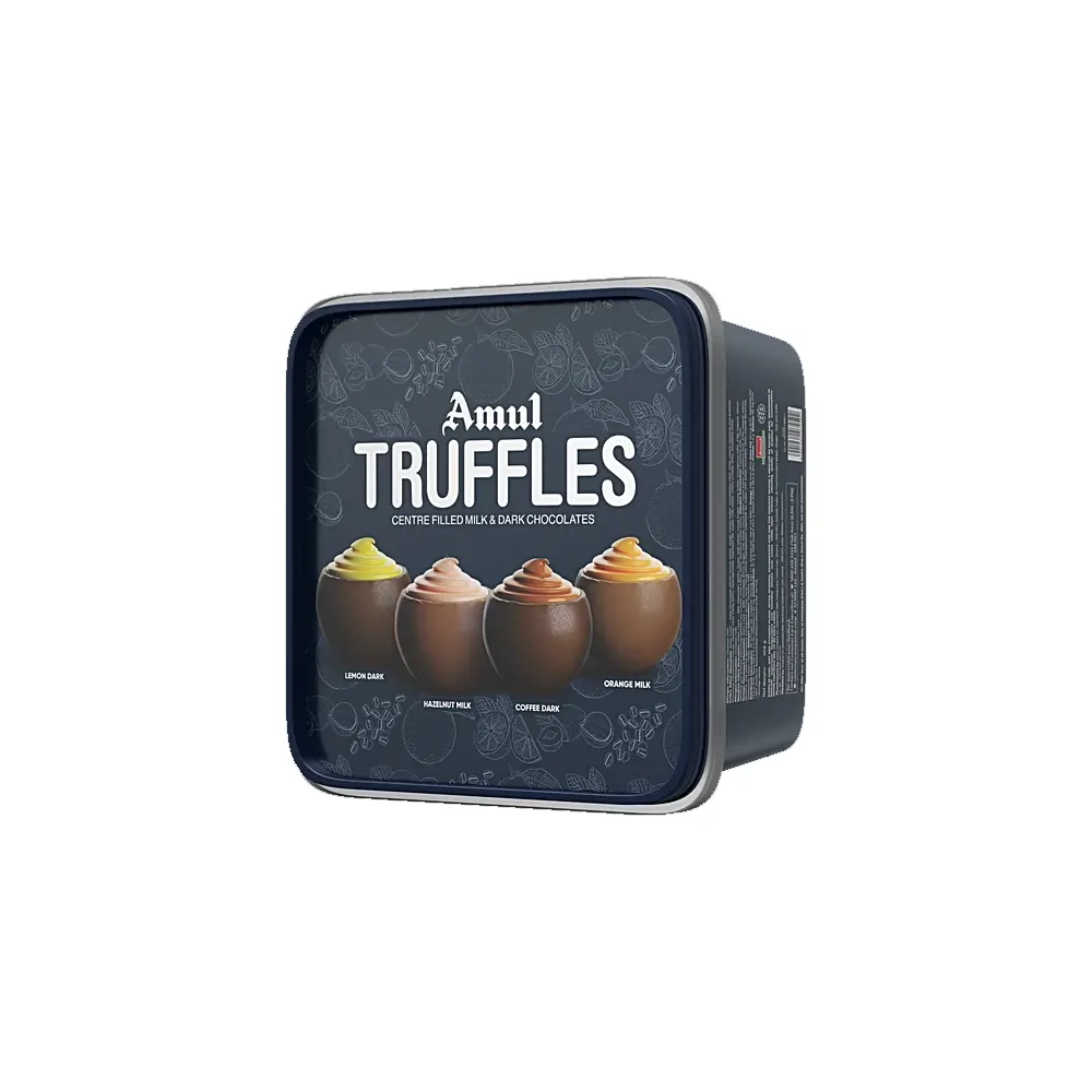 Amul Truffles Centre Filled Milk &Amp; Dark Chocolates 308G