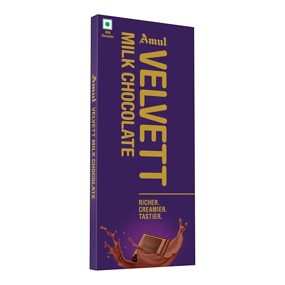 Amul Velvett Milk Chocolate Richer Creamier Tastier 35G