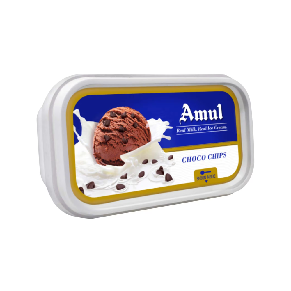 Amul Real Milk Real Ice Cream Choco Chips 100Ml