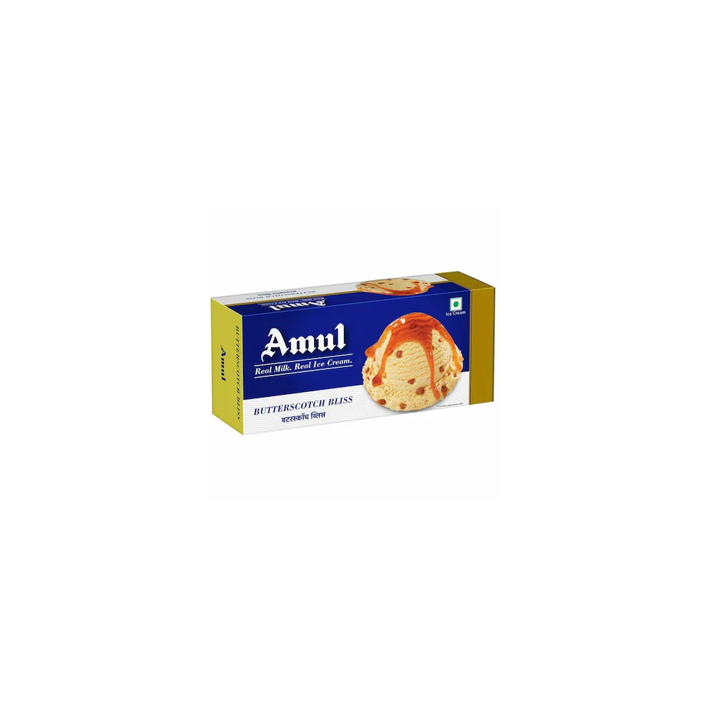 Amul Real Milk Real Ice Cream Butter Scotch 750 Ml