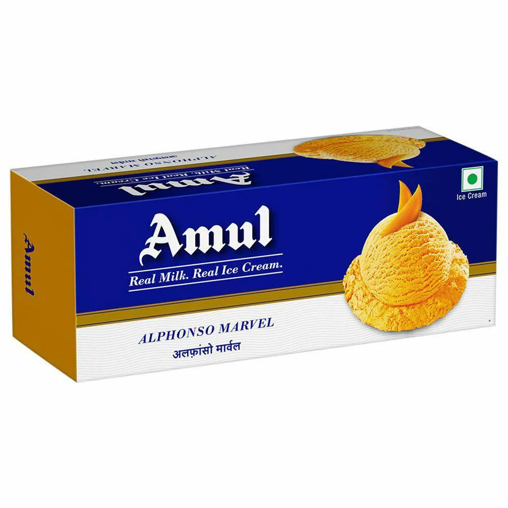 Amul Ice Cream Alphonso Marvel 2Ltr