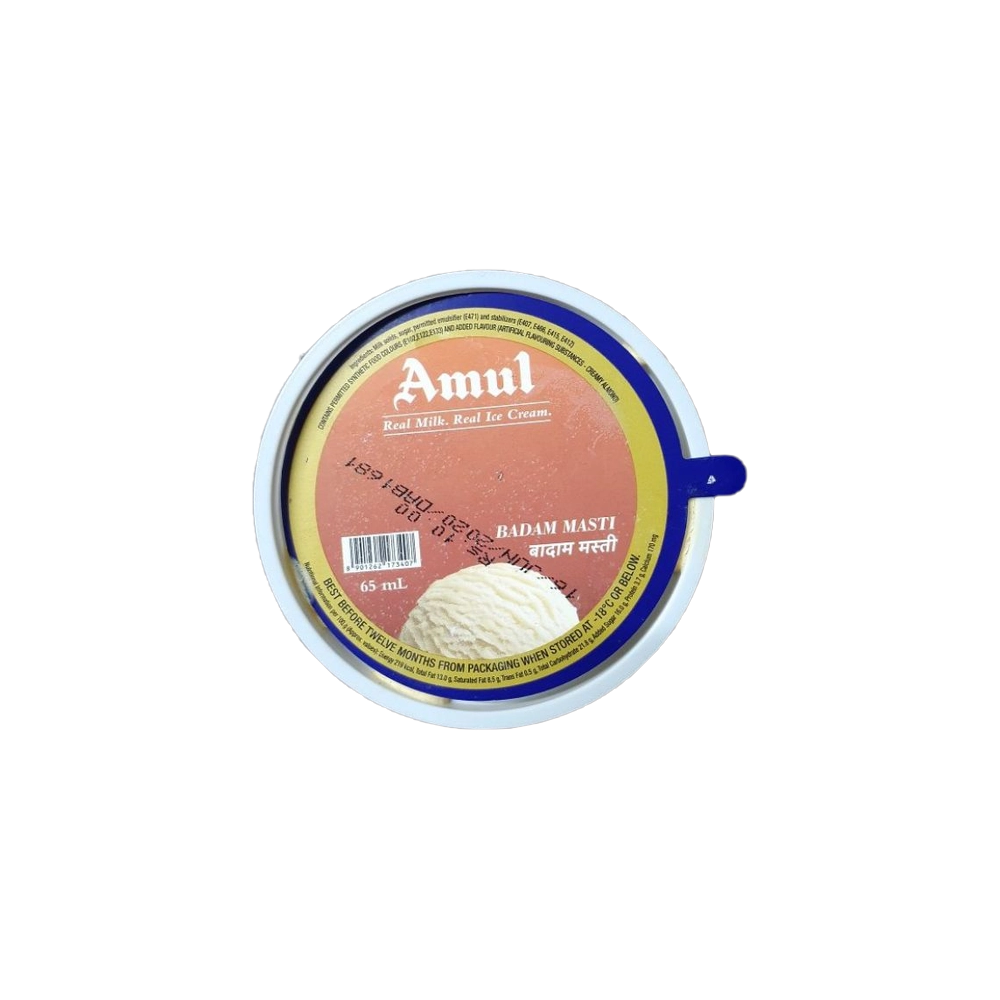 Amul Real Milk Real Ice Cream Badam Masti 65Ml