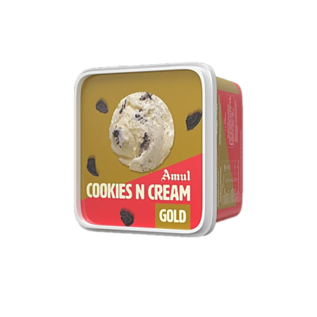 AMUL TUB COOKIES N CREAM GOLD 1LTR