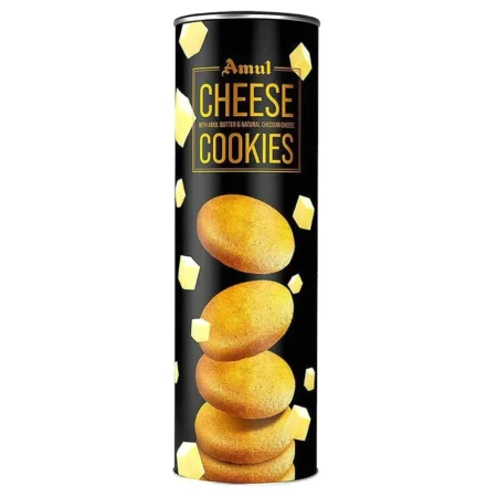 AMUL CHEESE COOKIES WITH AMUL BUTTER AND CHEDDAR CHEESE 150G