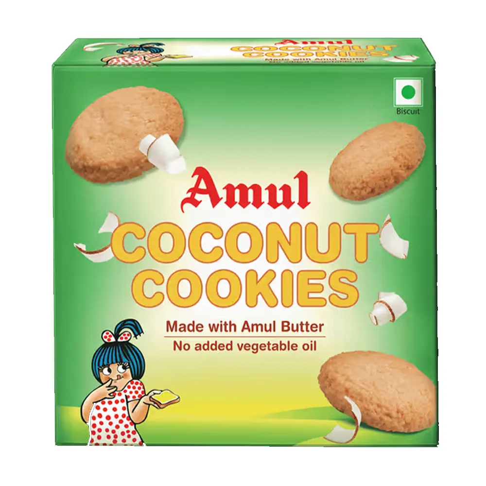 Amul Coconut Cookies Made With Amul Butter 200G