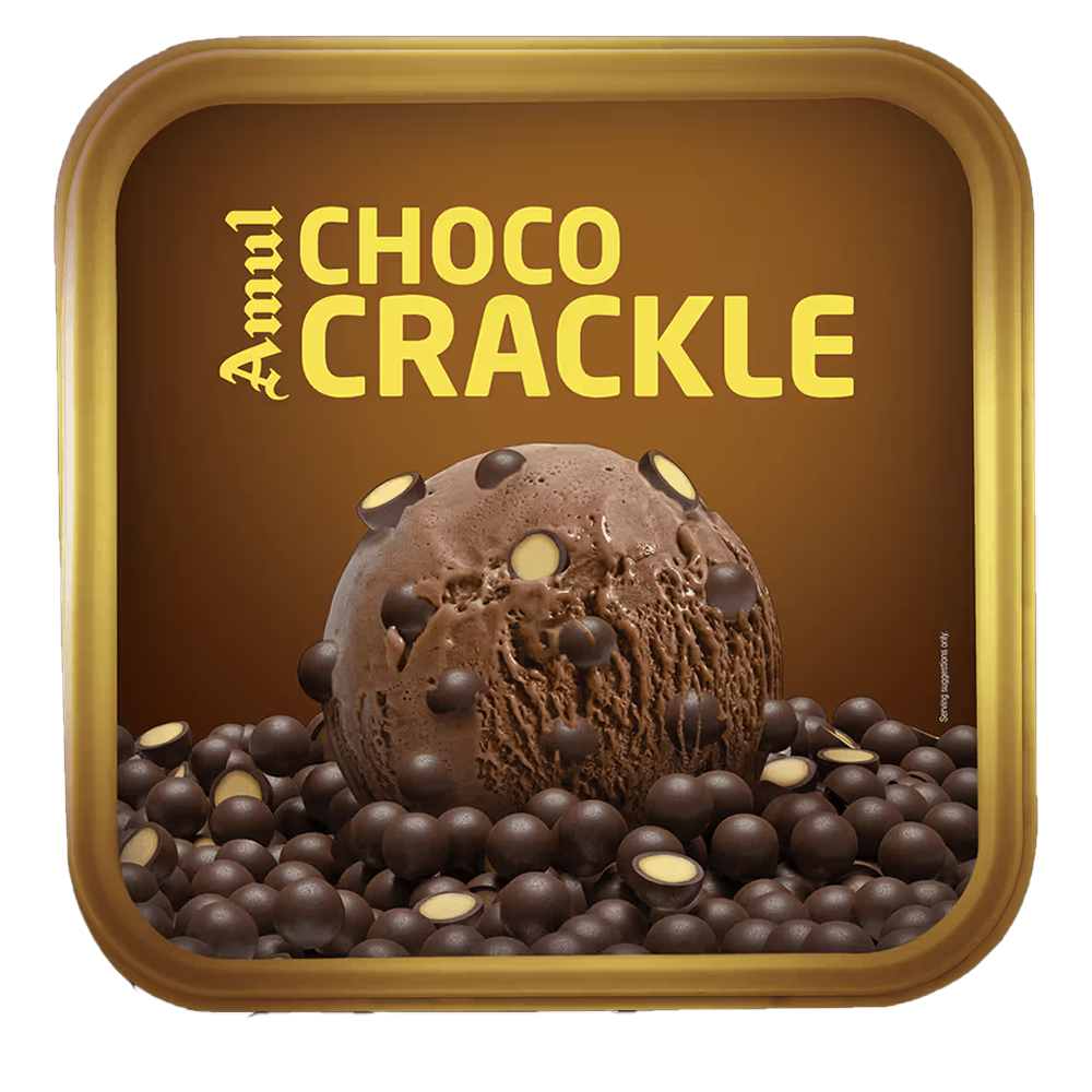 Amul Tub Choco Crackle 1Ltr
