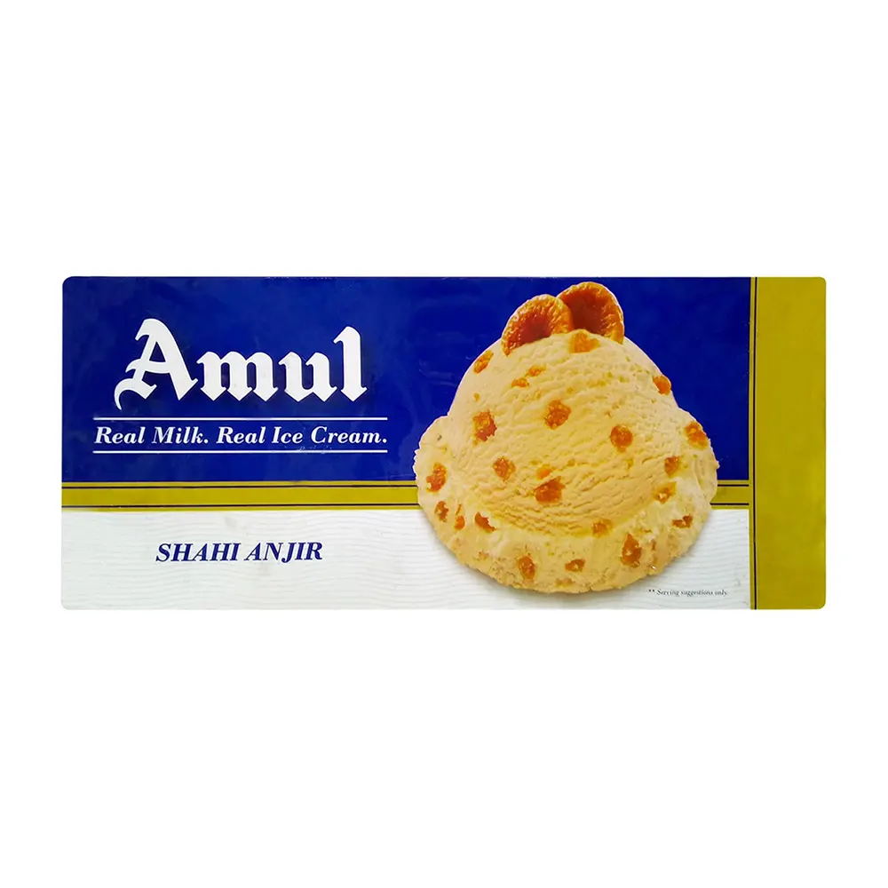 Amul Ice Cream Sahi Anjir 750Ml