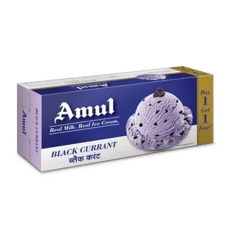 Amul Real Milk Real Ice Cream Black Currant 750Ml