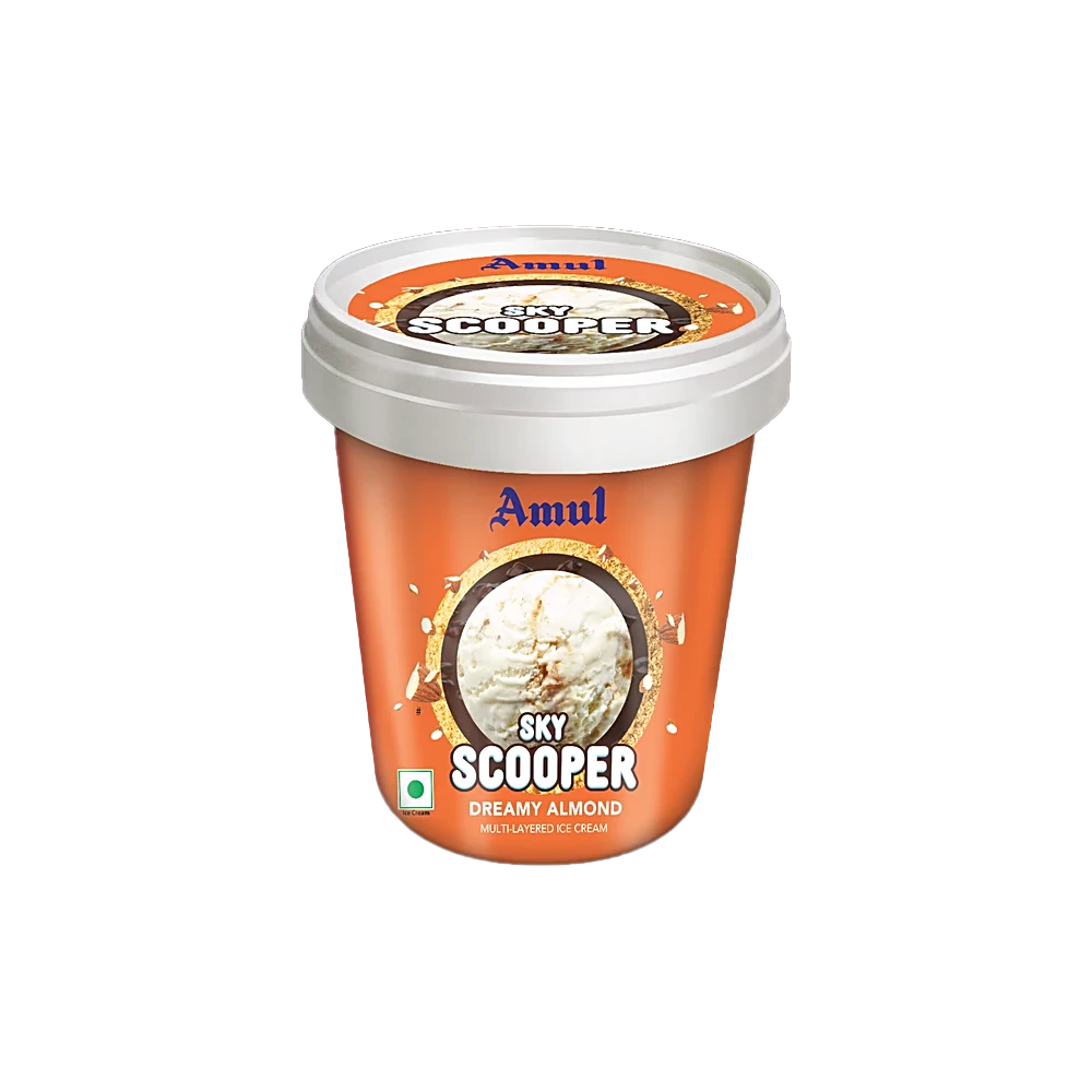 Amul Real Milk Real Ice Cream Sky Scooper 125Ml