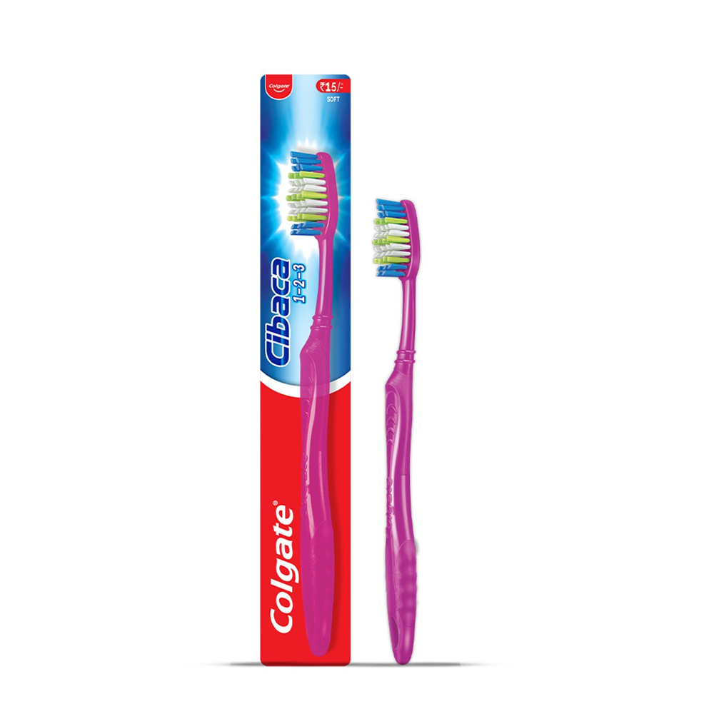 Colgate Cibaca 1-2-3 Soft Toothbrush 1N