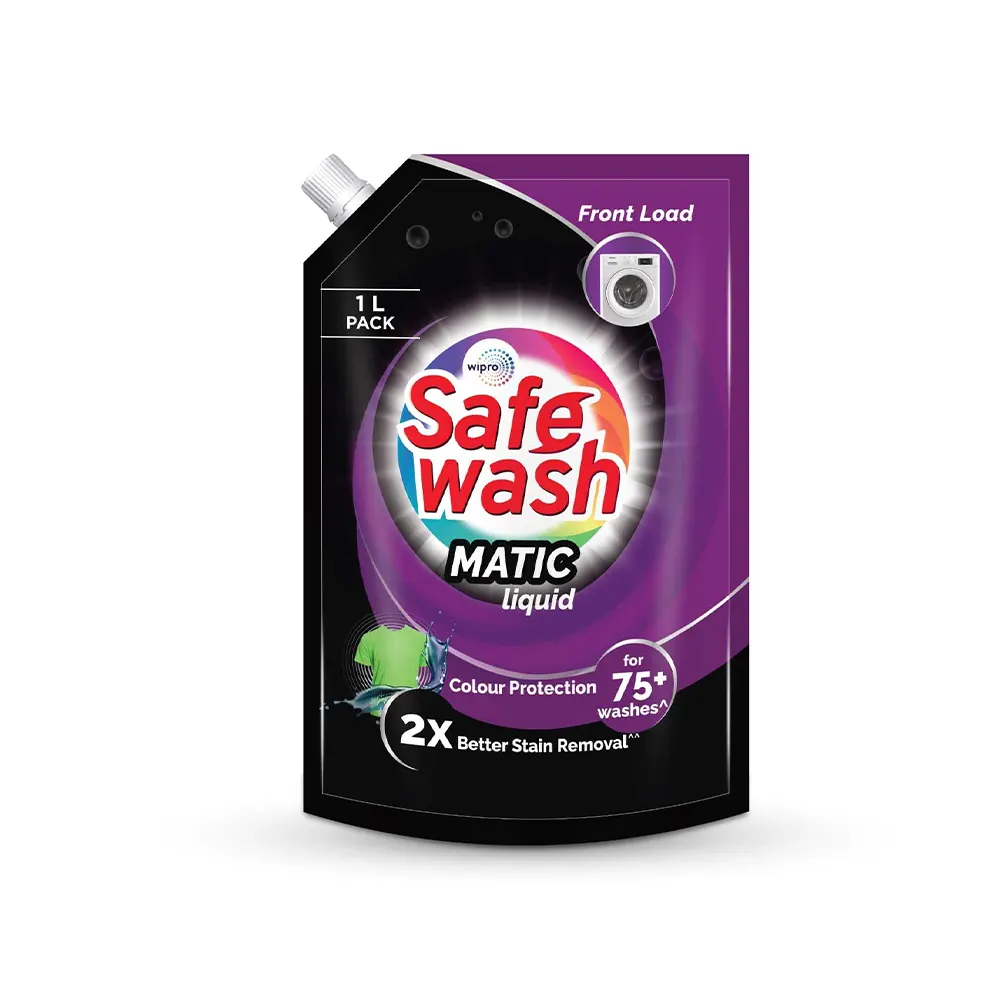 Wipro Front Load Safe Wash Matic Liquid Colour Protection For 75+ Washes 1Ltr