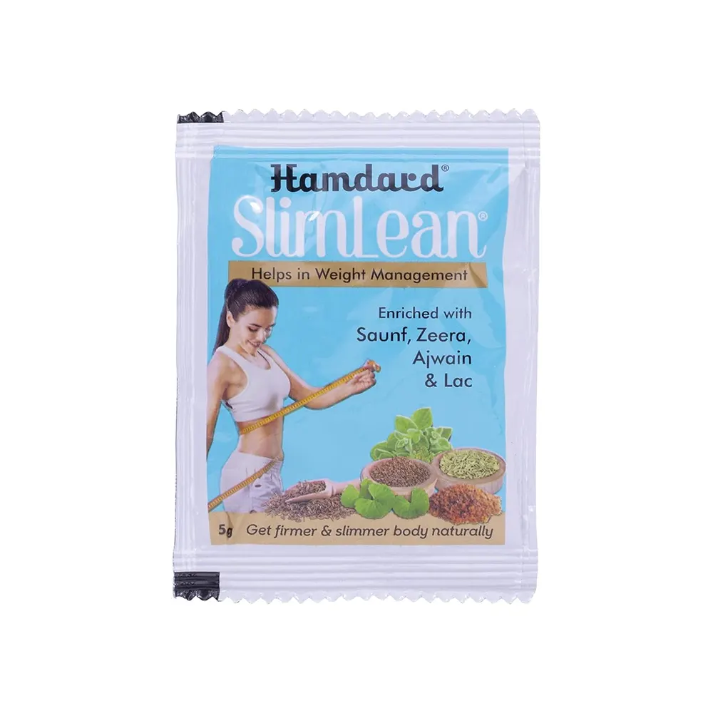 Hamdard Slim Lean Helps In Weight Managment Enriched With Saunf Zeera Ajwain & Lac 5G