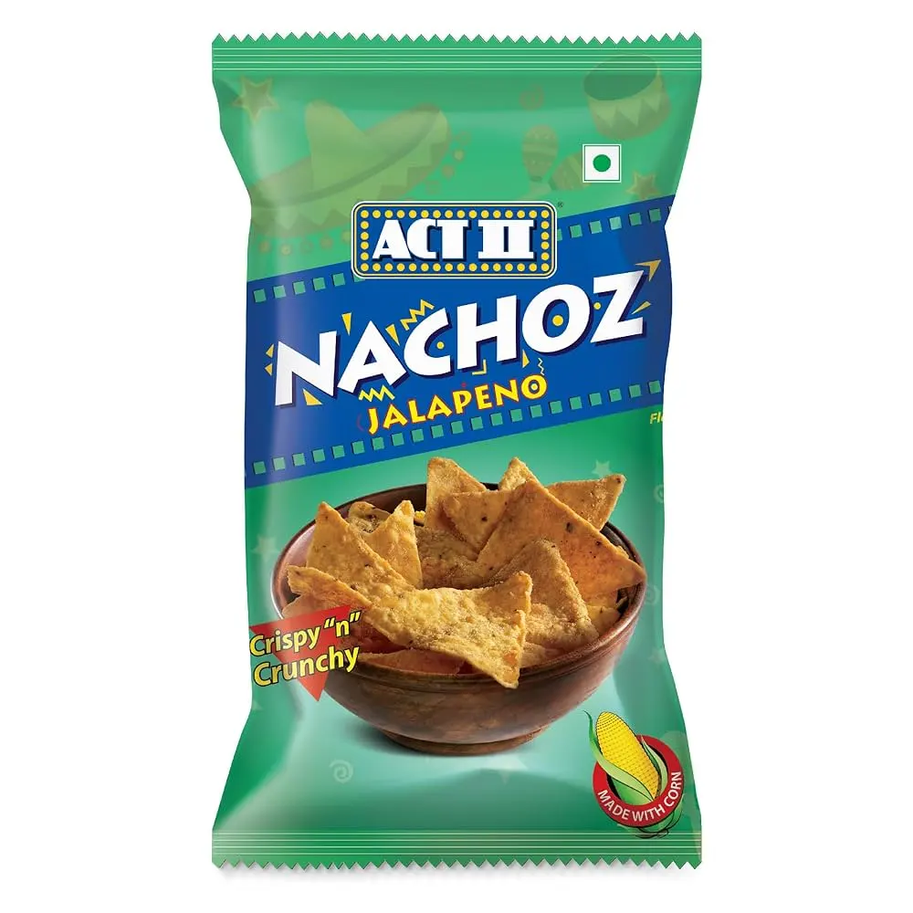 Act Ii Nachoz Jalapeno Crispy N Crunchy 130G