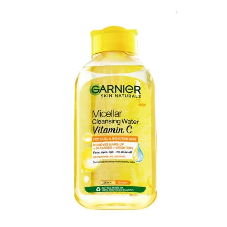Garnier Micellar Cleansing Water Vitamin C 125Ml + Cotton Pads 30N