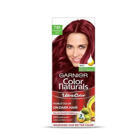 Garnier Color Naturals Ultra Color 7.65 Rasberry Red 55Ml + 50G